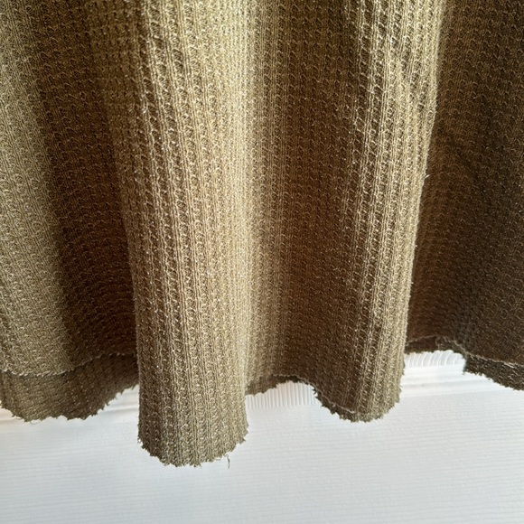 ZSupply - Oversized Waffle Long Sleeve Top - L - Picture 4 of 5